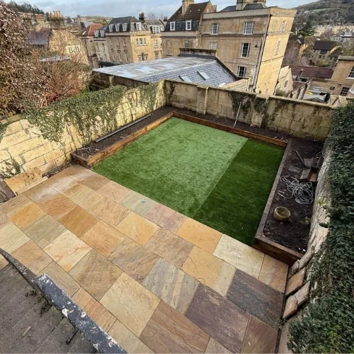 Recent landscaping project